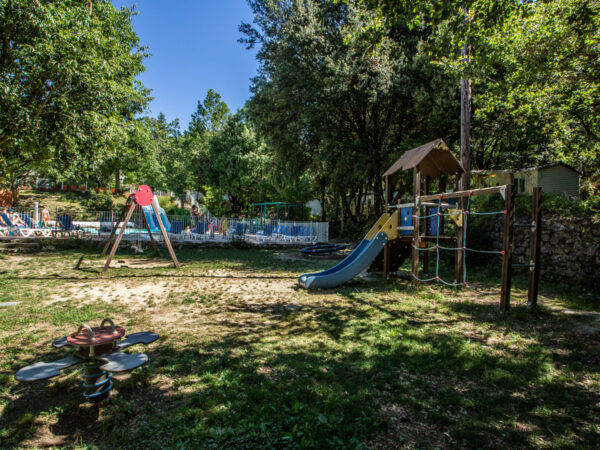 Spielplatz des Campingplatzes