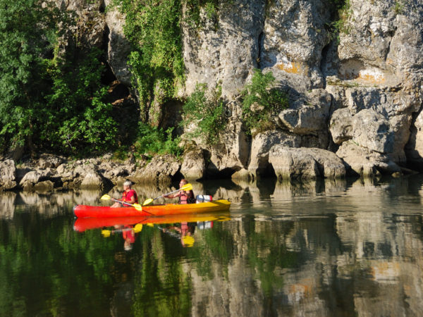 Kanu auf der Ardèche