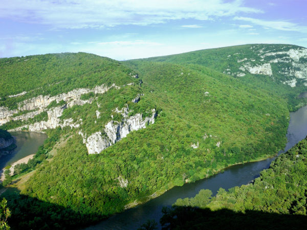 The Ardèche river Gorges